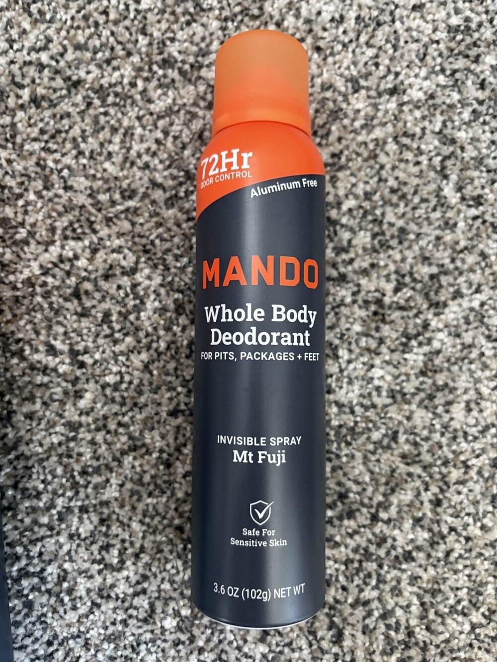 Mando Mt Fuji Invisible Deodorant Spray 3.6 Fl Oz Whole Body